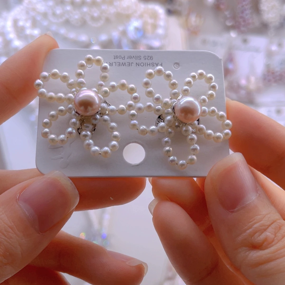 未镶嵌耳饰淡水珍珠