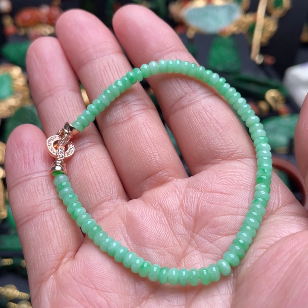 翡翠未镶嵌手链翡翠