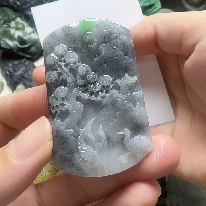 定制翡翠未镶嵌毛货