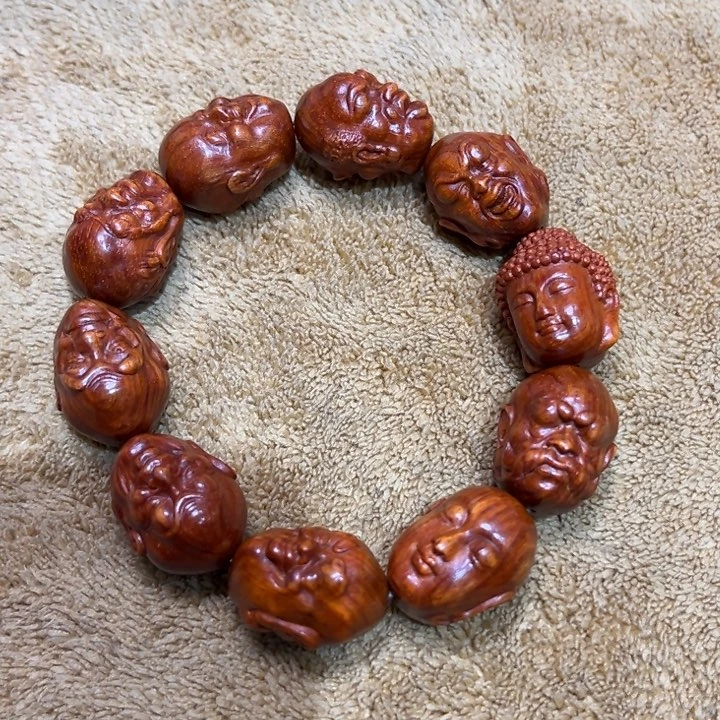 檀香紫檀（小叶紫檀）手串/手链印度小叶紫檀十八罗汉
