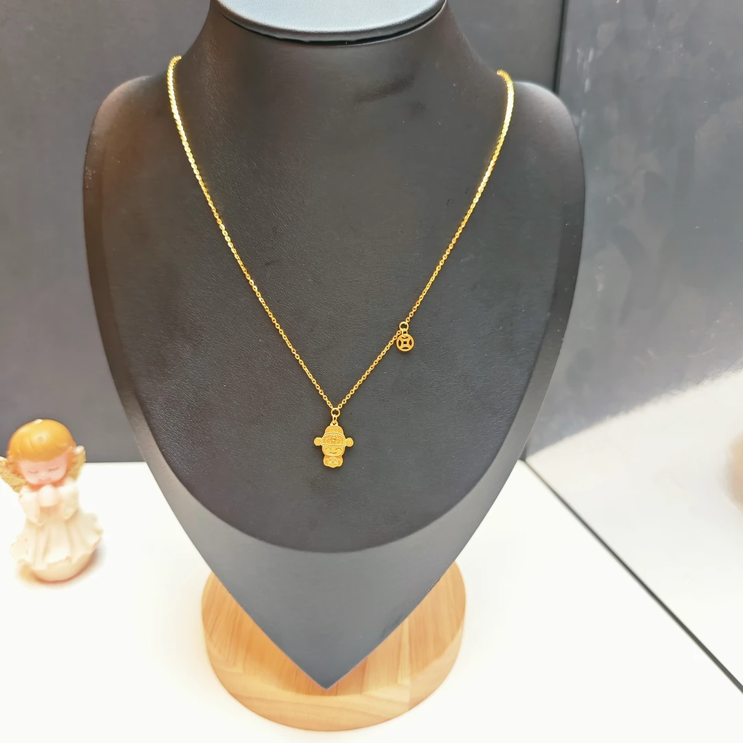 62#足金999黄金 5G工艺 财神套链