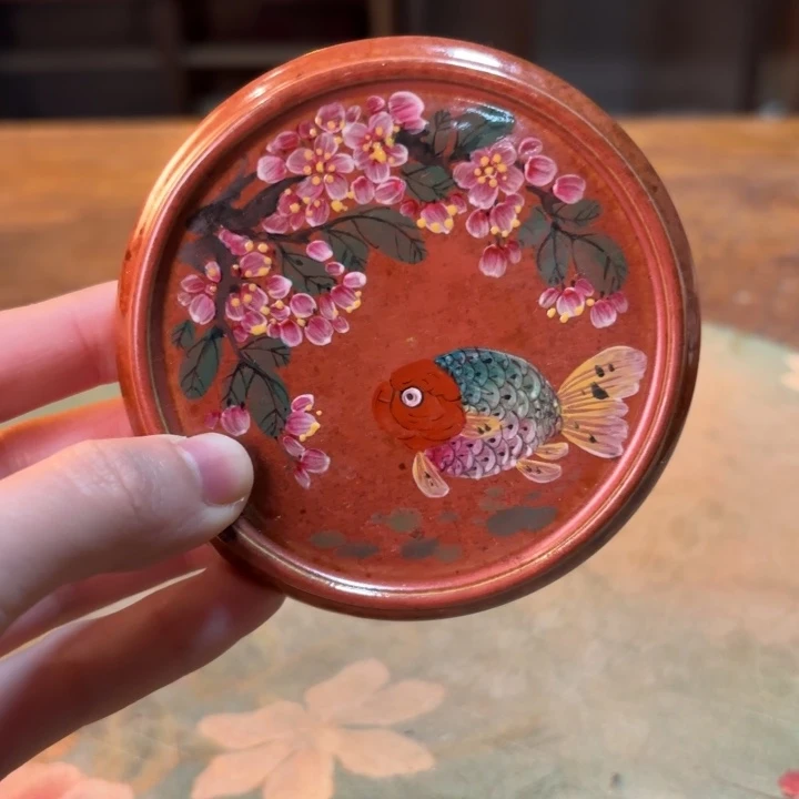 柴烧纯手工手绘陶瓷