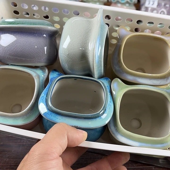 红陶量货/口高深浅搭配发6