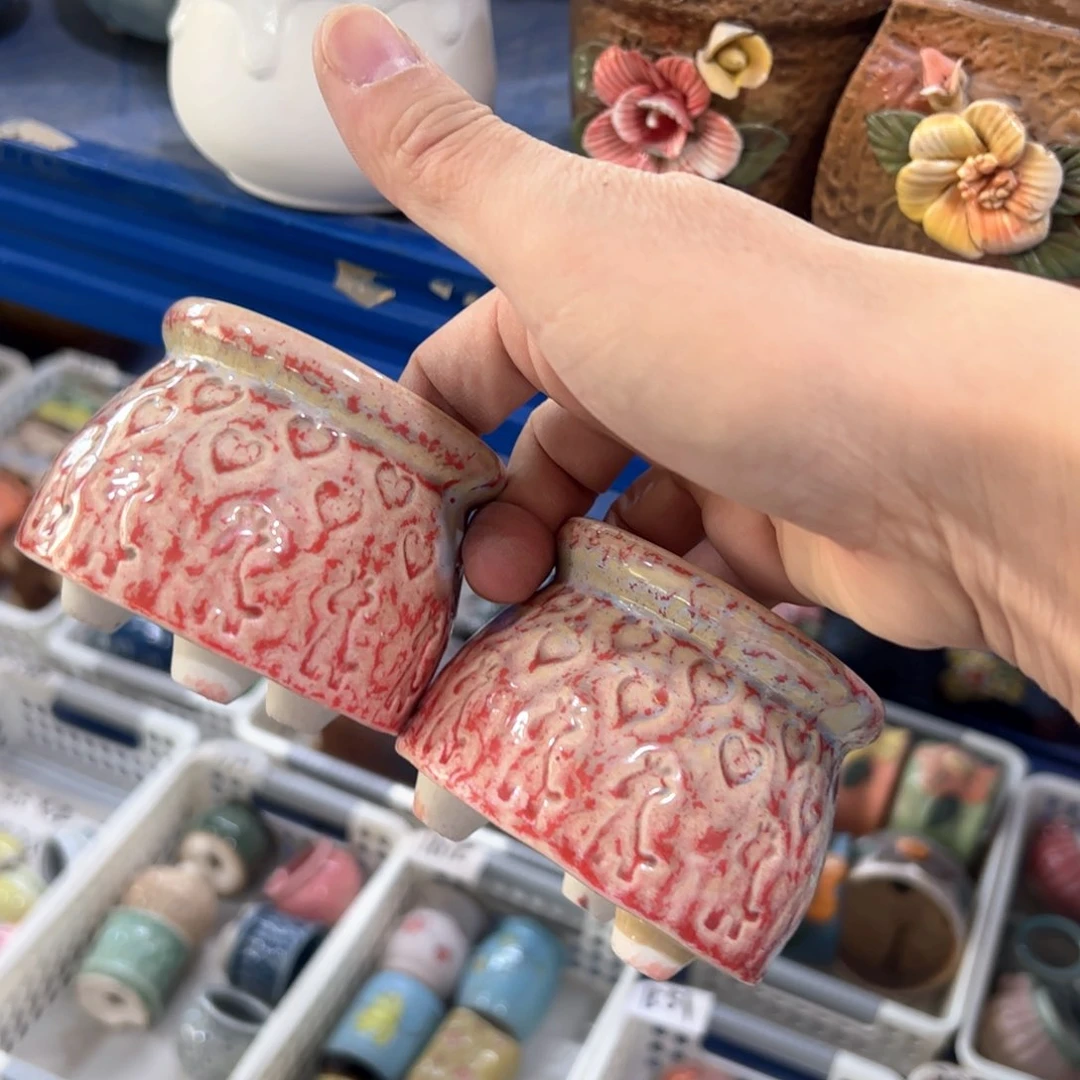 陶瓷多肉小花盆@@1297
