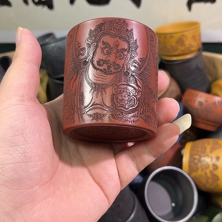茶杯紫砂全手工紫砂主人杯