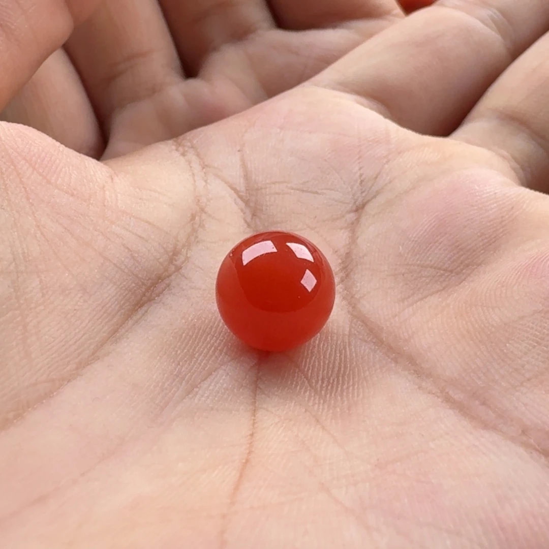 南红玛瑙未镶嵌圆珠10.9