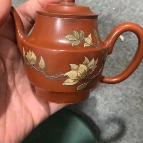 紫砂茶壶陶瓷摆件爱好者摆件