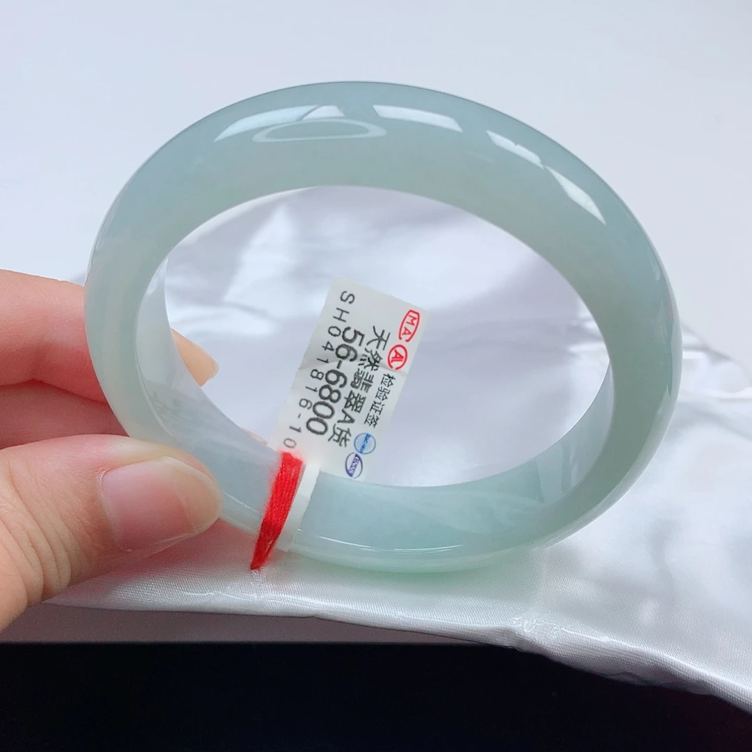 未镶嵌手镯翡翠56正圈