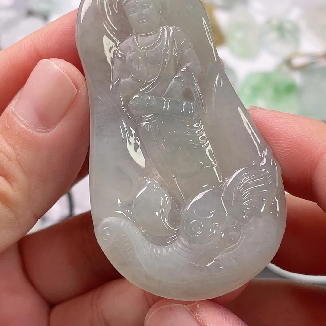 吊坠(不含链)未镶嵌翡翠以**馬普贤