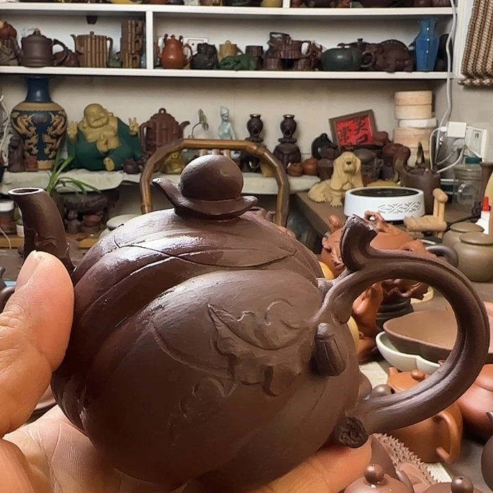 仁***者紫泥茶壶原矿紫砂