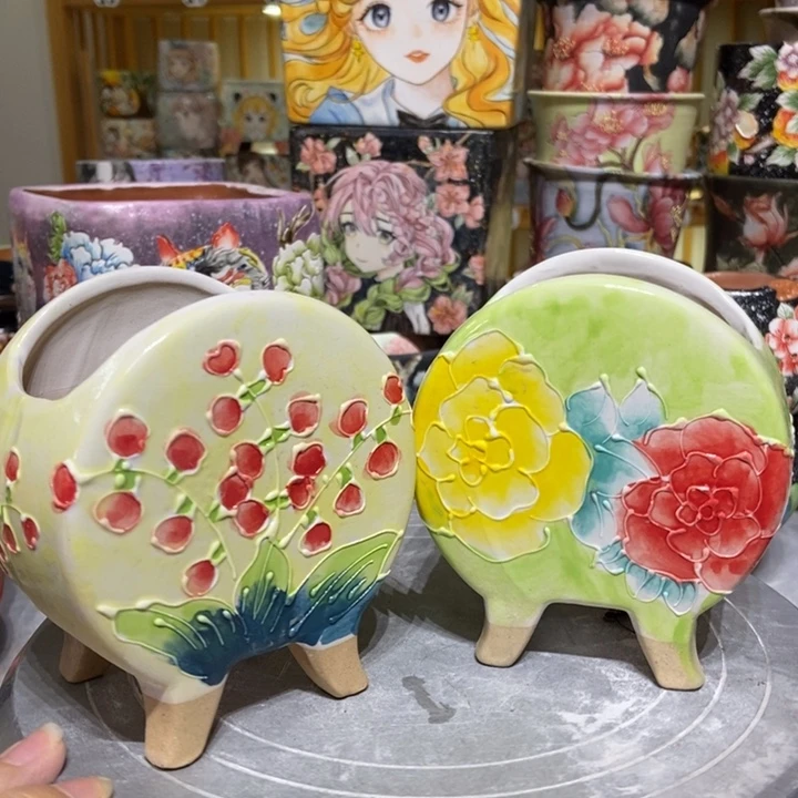 景德镇艺术手绘作品