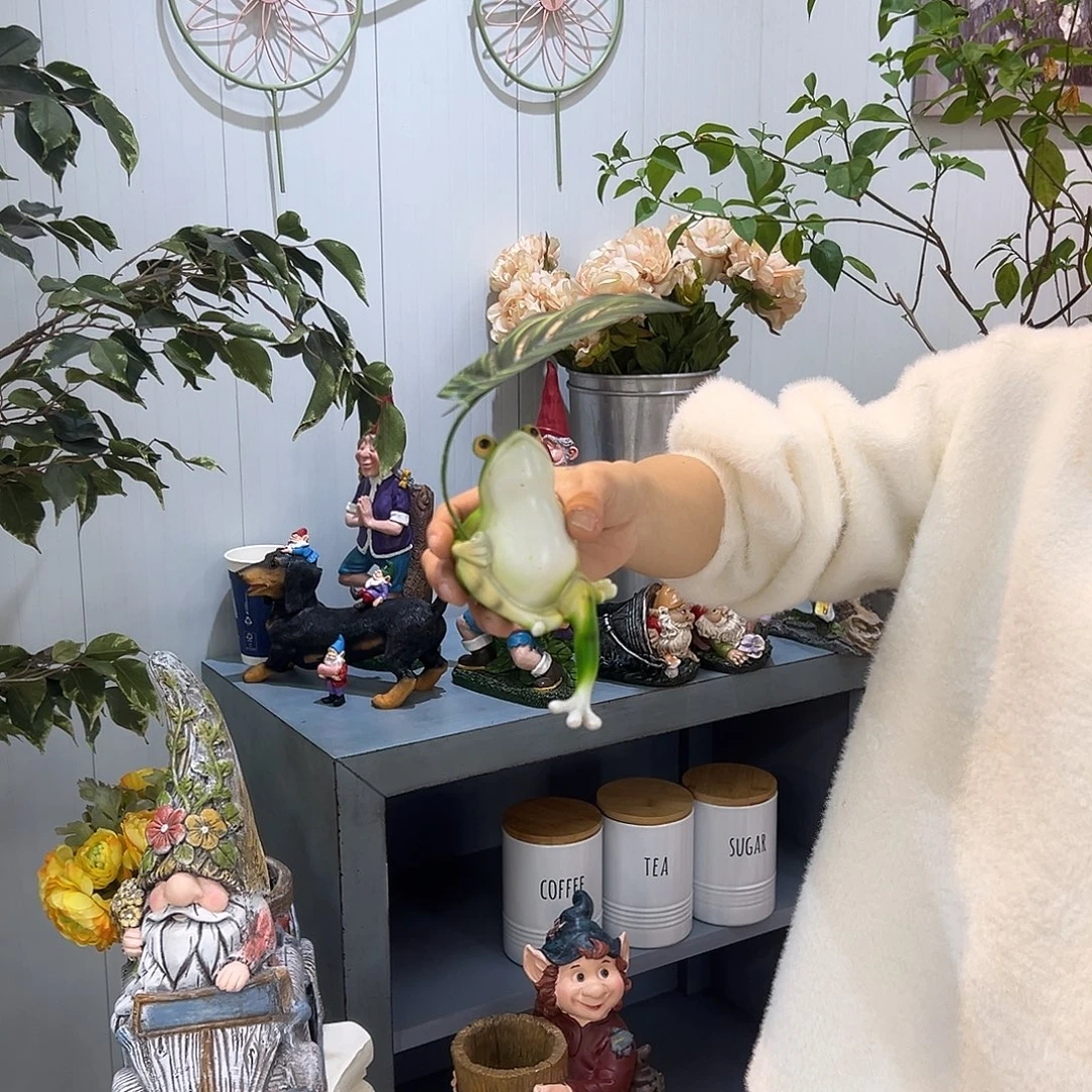 花园摆件红红火火