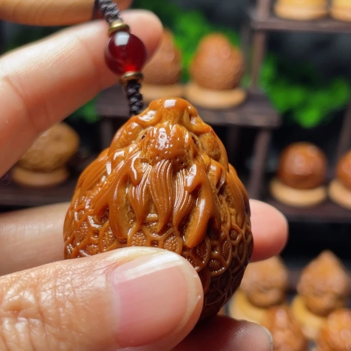 橄榄核手串/手链金币龙龟4.0左右竹环