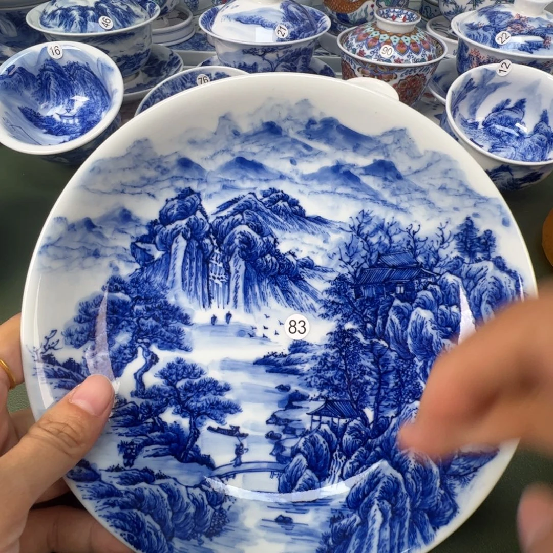 景德镇纯手工纯手绘茶具木木83