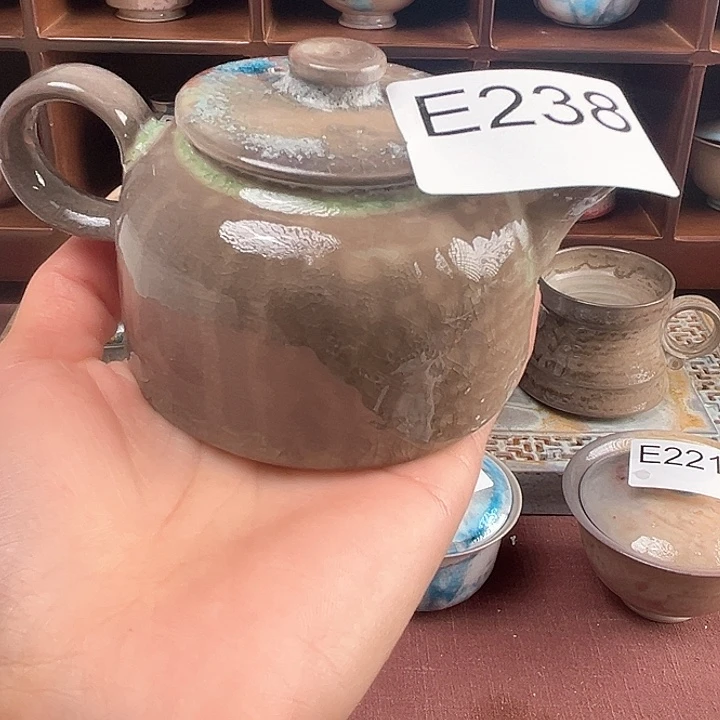 炫彩手作柴烧茶具微瑕