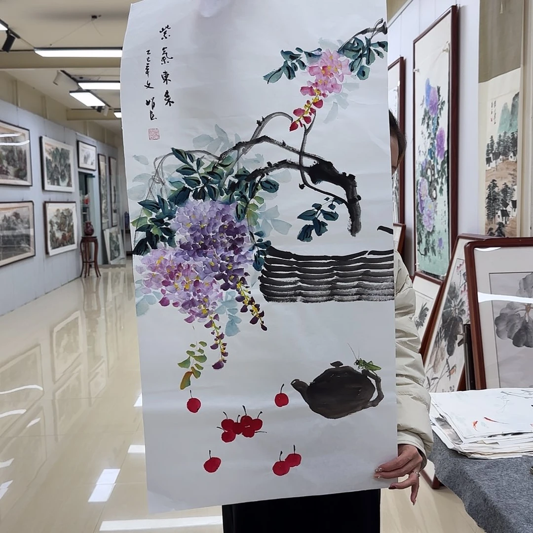 国画国画作品展。国画作品