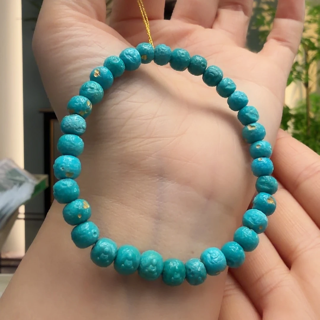 绿松石未镶嵌颈饰