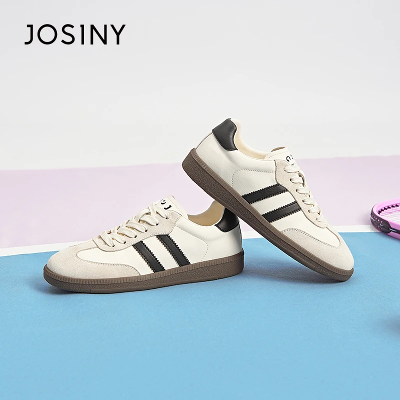 卓诗尼经典复古德训鞋女2025春秋新款运动鞋百搭板鞋轻便小白鞋子