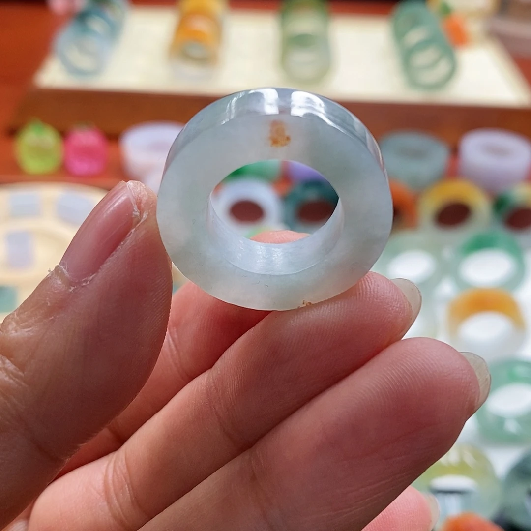 定制翡翠未镶嵌翡翠9-16圈口