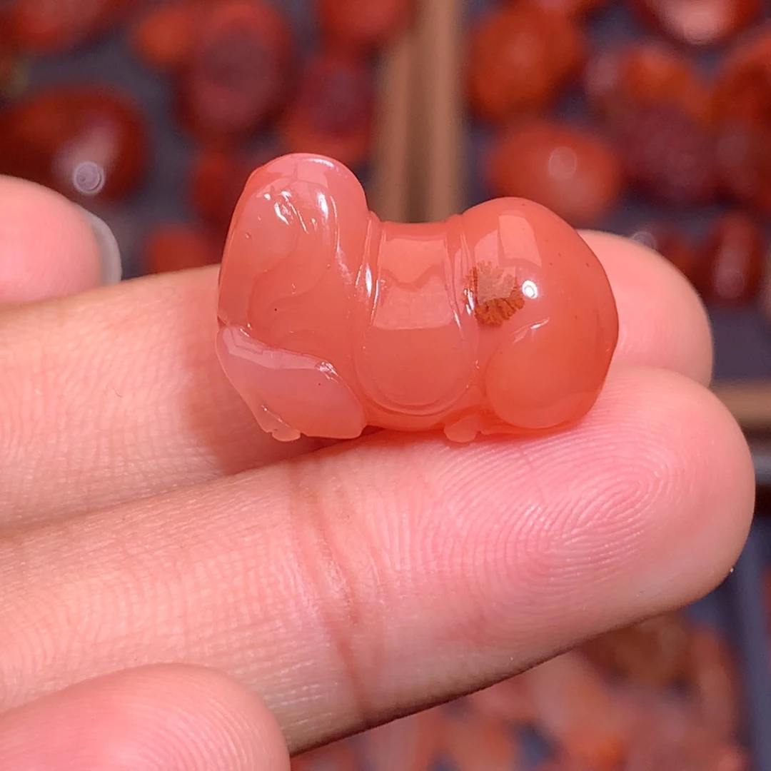 南红玛瑙未镶嵌珠宝半成品唐马3