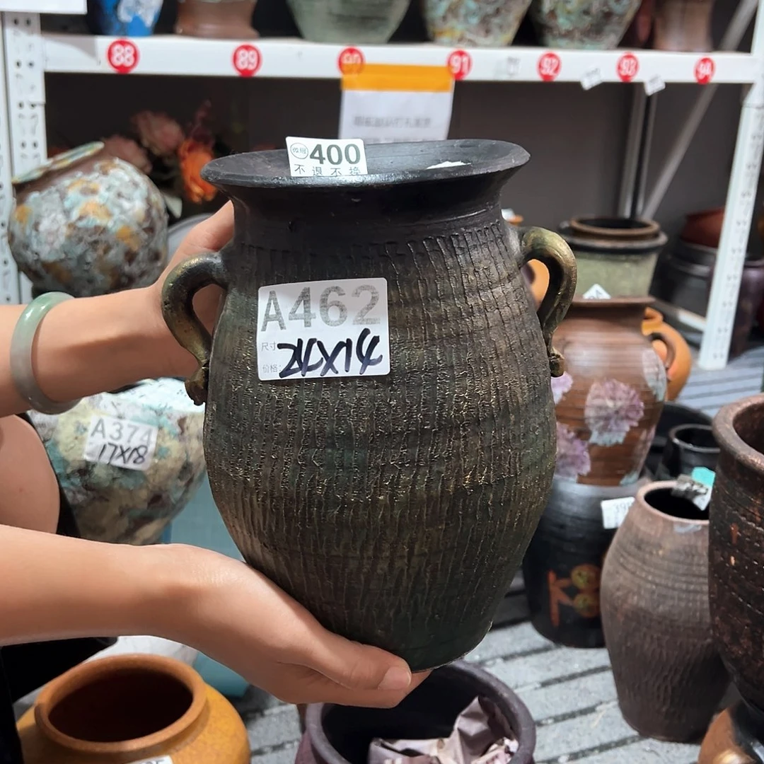 金绿色双耳无孔备注400