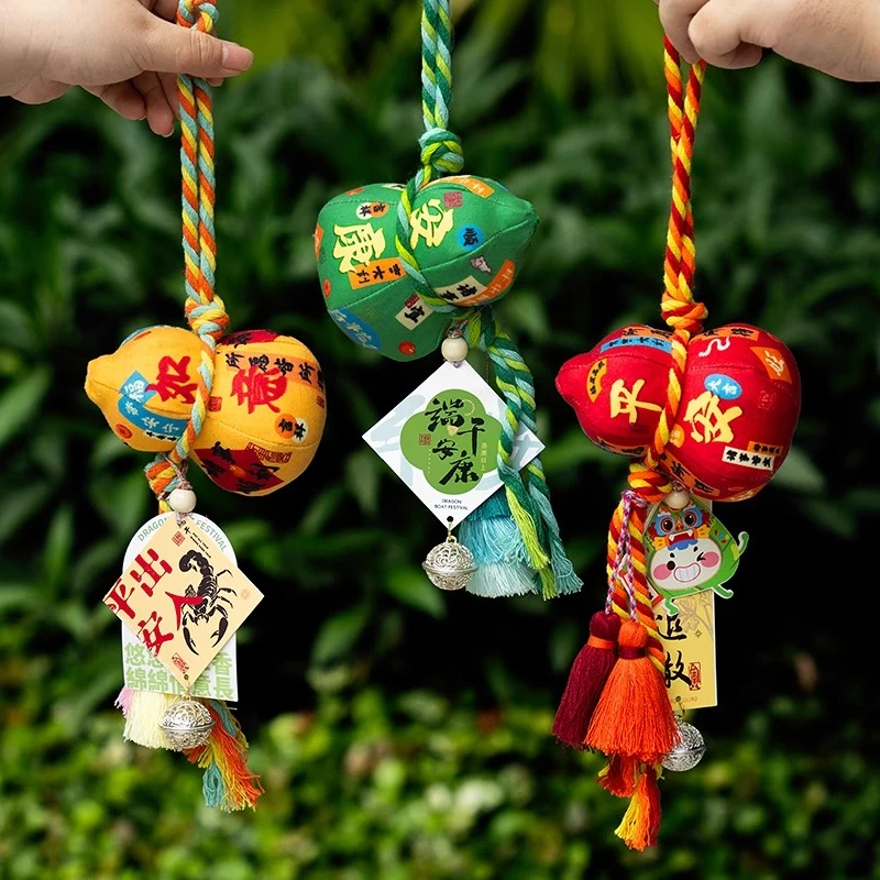 端午节挂饰香包香囊葫芦挂件手工diy材料包艾草挂件车挂门挂装饰