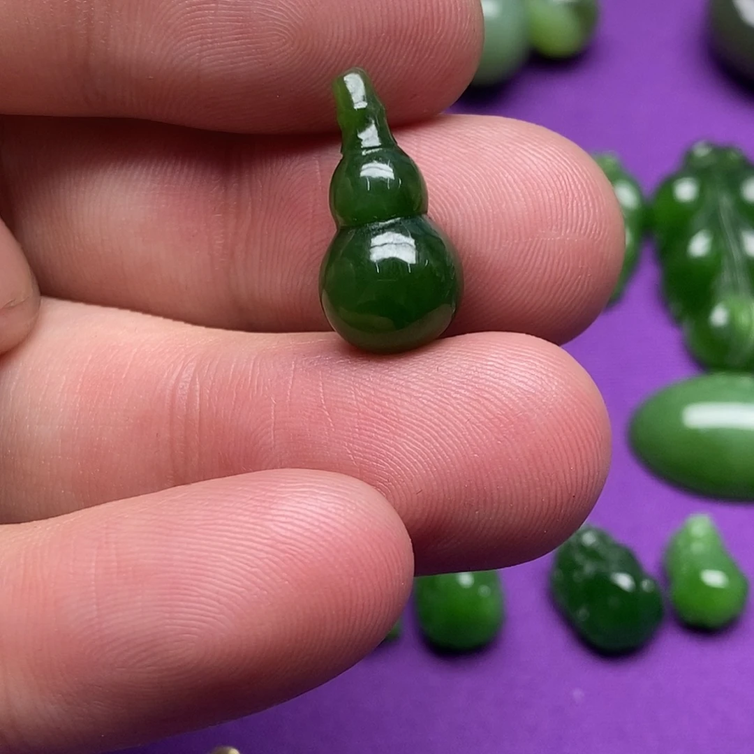 和田玉（碧玉）未镶嵌吊坠(不含链)