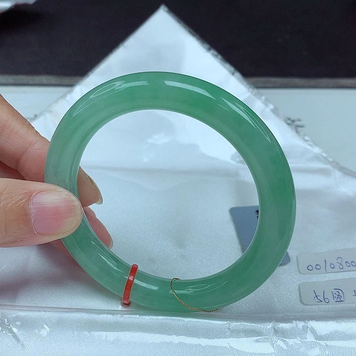 翡翠未镶嵌手镯56圈0711