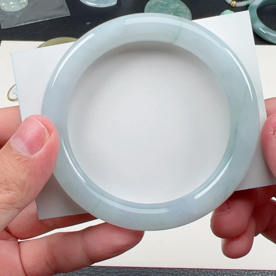 未镶嵌手镯翡翠58.8*9.5*9.8