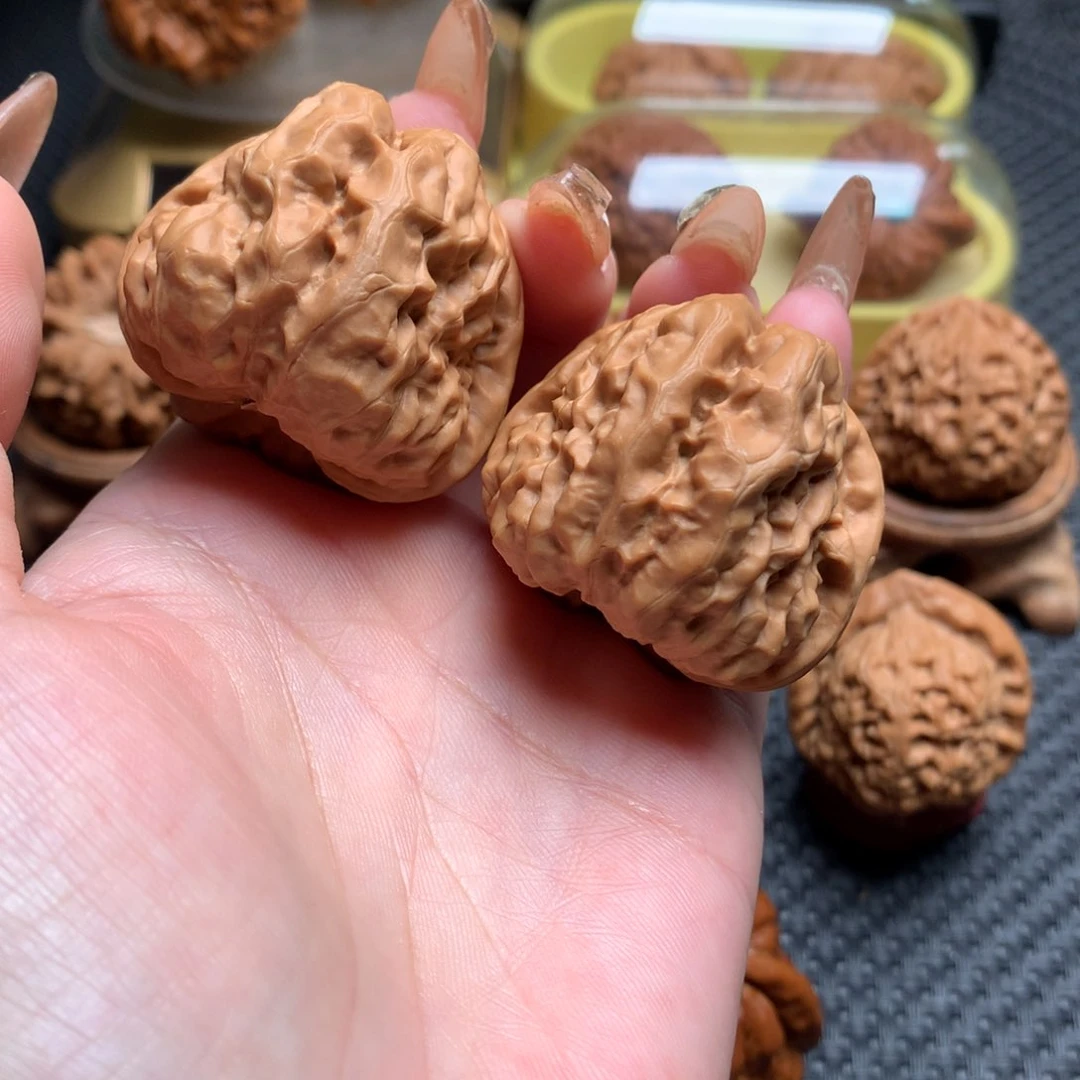 文玩核桃把件38.5肚43全品延庆蛙