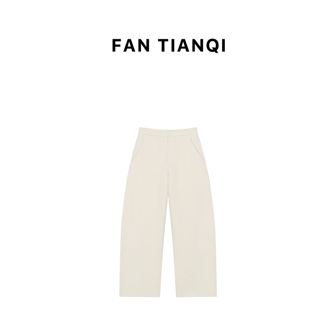 范天奇/FAN TIANQI【下架款】棉百搭弯刀裤FJPT51219-2