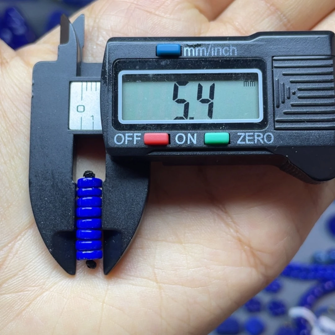 青金石未镶嵌5mm隔片配饰