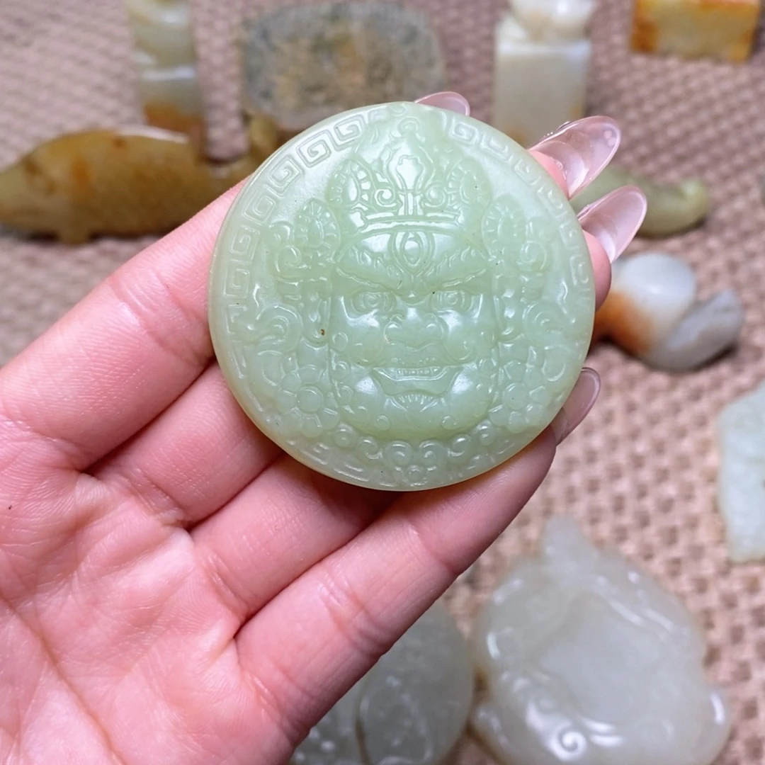 白玉菩提吊坠白玉菩提白玉菩提摆件