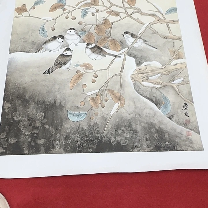 国画手绘画作品展