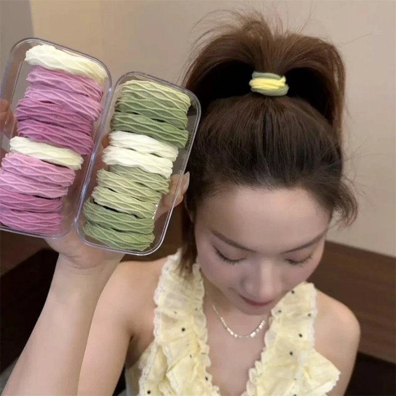 超柔软高弹力巨耐用高马尾精品发绳皮筋扎发头绳