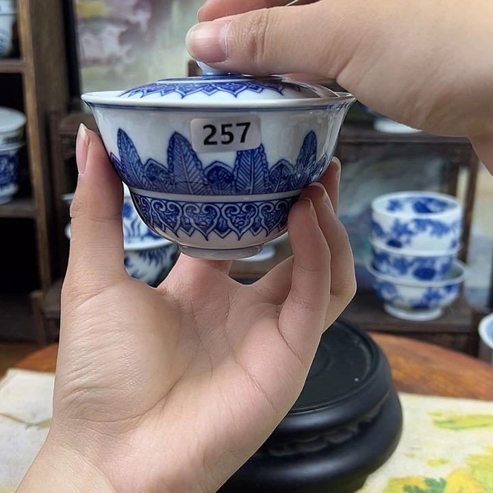 其他瓷福禄盖碗257