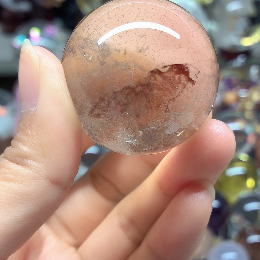 水晶珠宝半成品未镶嵌白水晶椒花