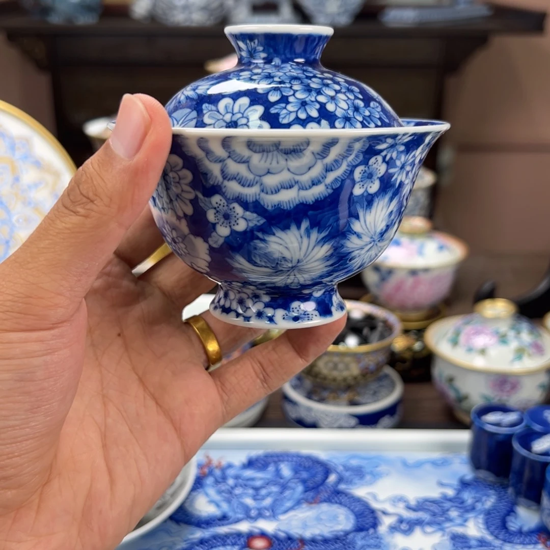 曦***曦瓷片景德镇手工手绘陶瓷