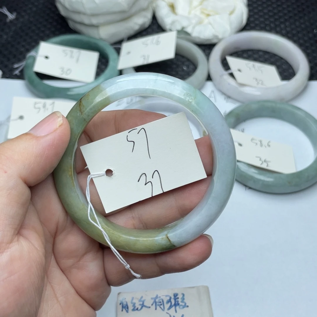 未镶嵌手镯翡翠翡翠手镯37