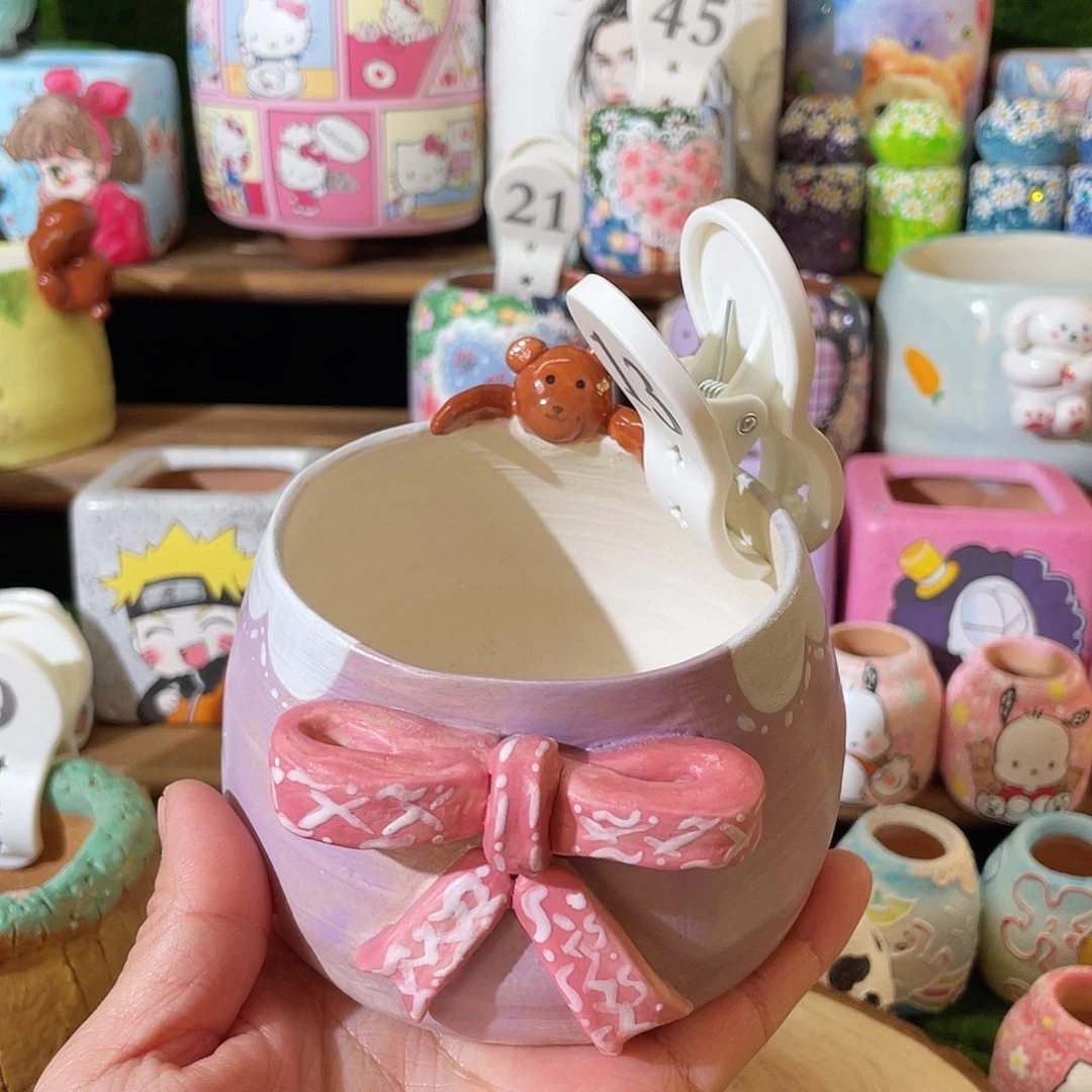 红陶13…..手工手绘