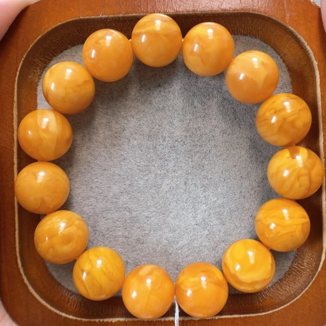 未镶嵌蜜蜡手串蜜蜡手串