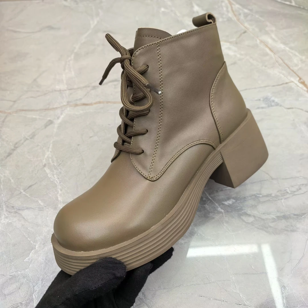 c（孤品）36码短靴女靴子 865-35牛皮