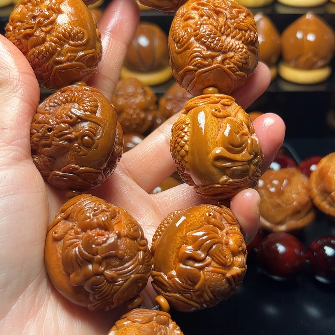 手串/手链橄榄核龙财一条