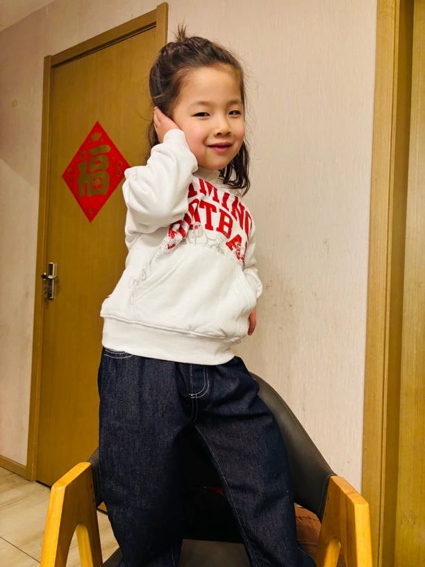 6001【满印JM】印花毛圈儿童连帽卫衣