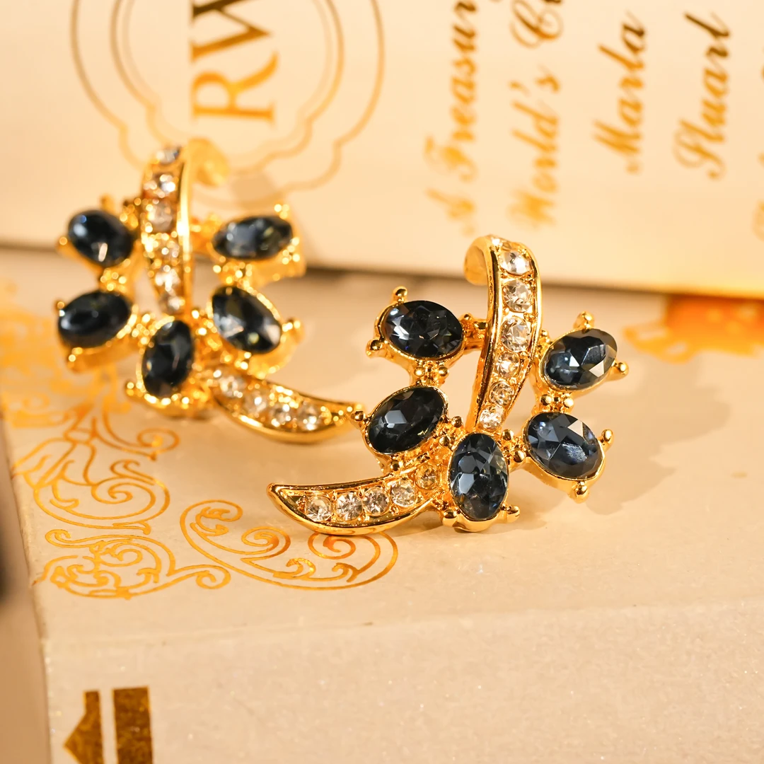 铜合金耳饰 【8852】耳钉简约气质复古精致小众优雅