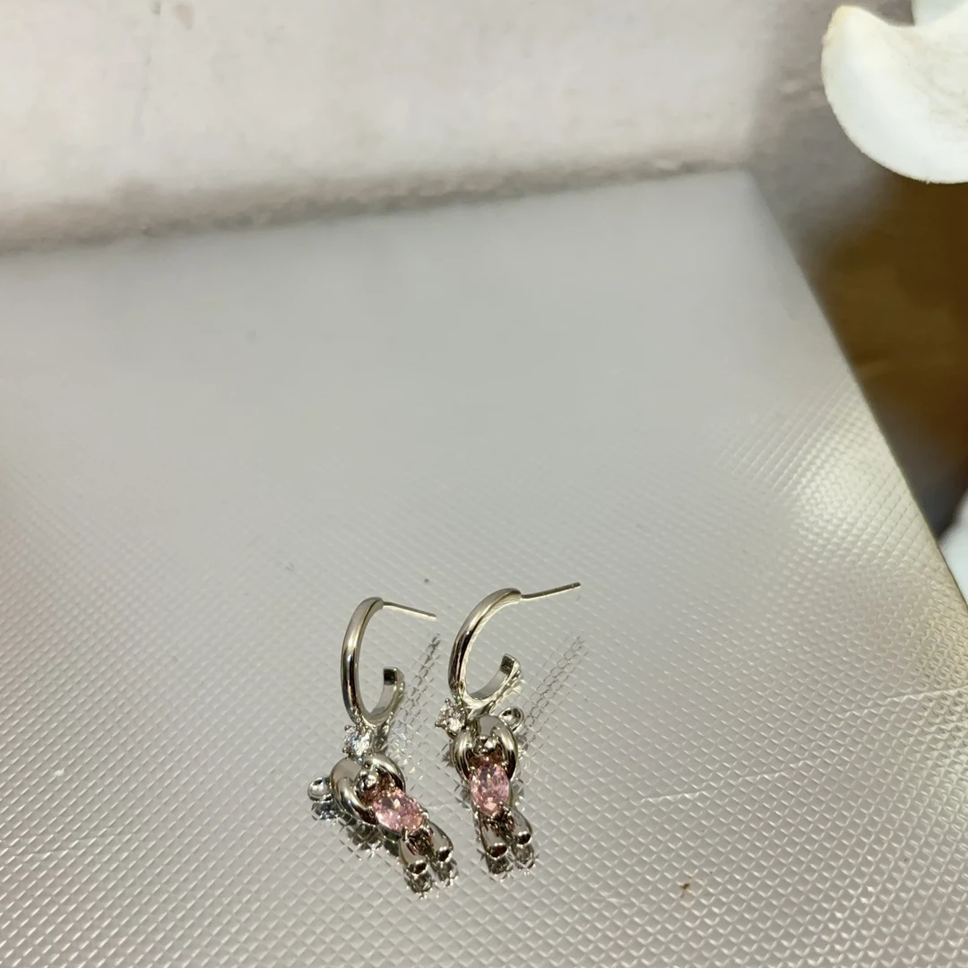 铜合金耳饰 设计款卡通耳钉R886