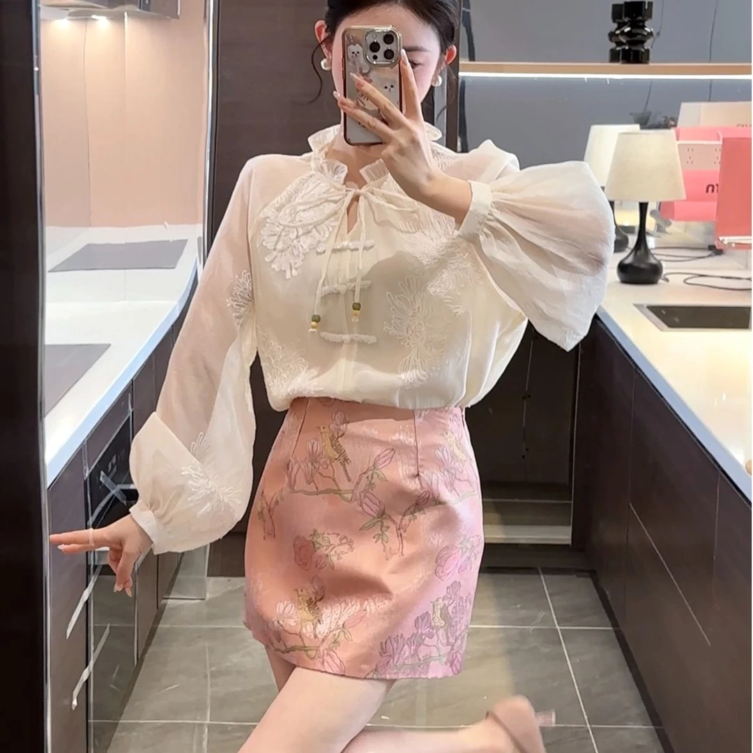 周粥【桃花坞】●半身裙预JJC4BSQ0502