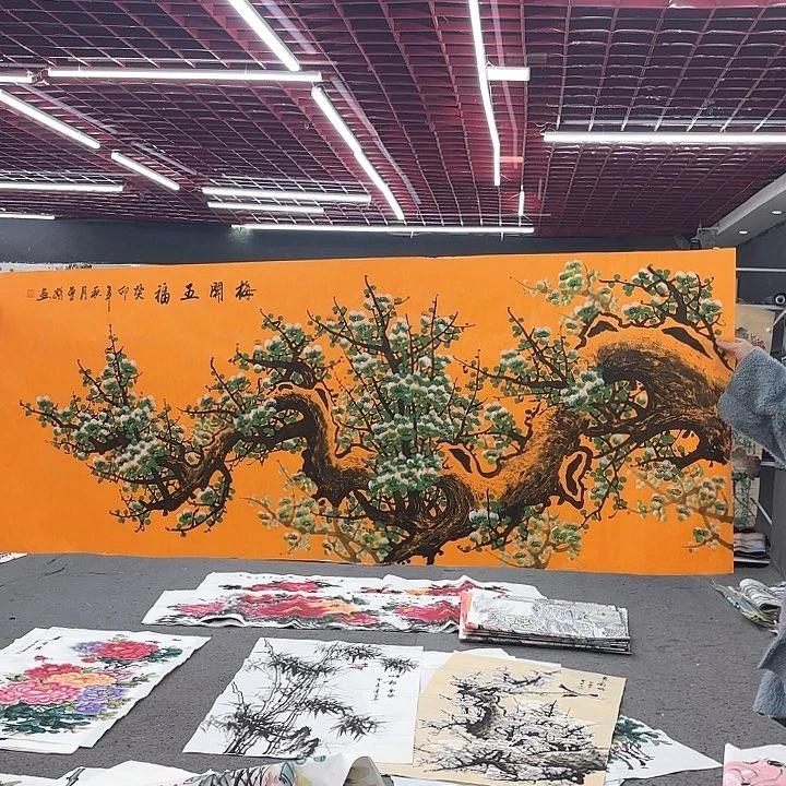 国画无毛和被绒毛或被绒毛