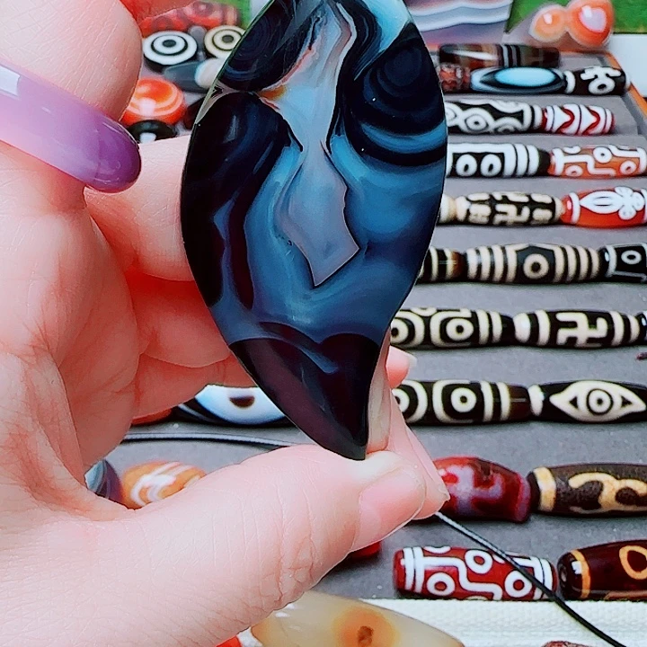 玛瑙/玉髓合金珠宝半成品