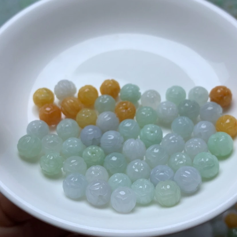 【闪购商品】未镶嵌手链翡翠卡7莲花珠30颗